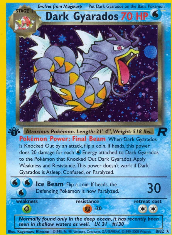 Dark Gyarados — Team Rocket — Pokémon