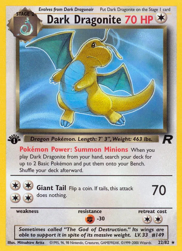 Dark Dragonite — Team Rocket — Pokémon