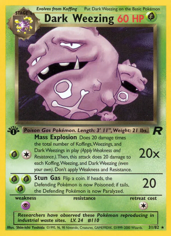 Smogogo obscur — Team Rocket — Pokémon