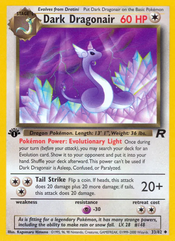 Draco obscur — Team Rocket — Pokémon