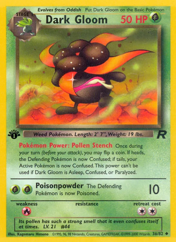 Dark Gloom — Team Rocket — Pokémon