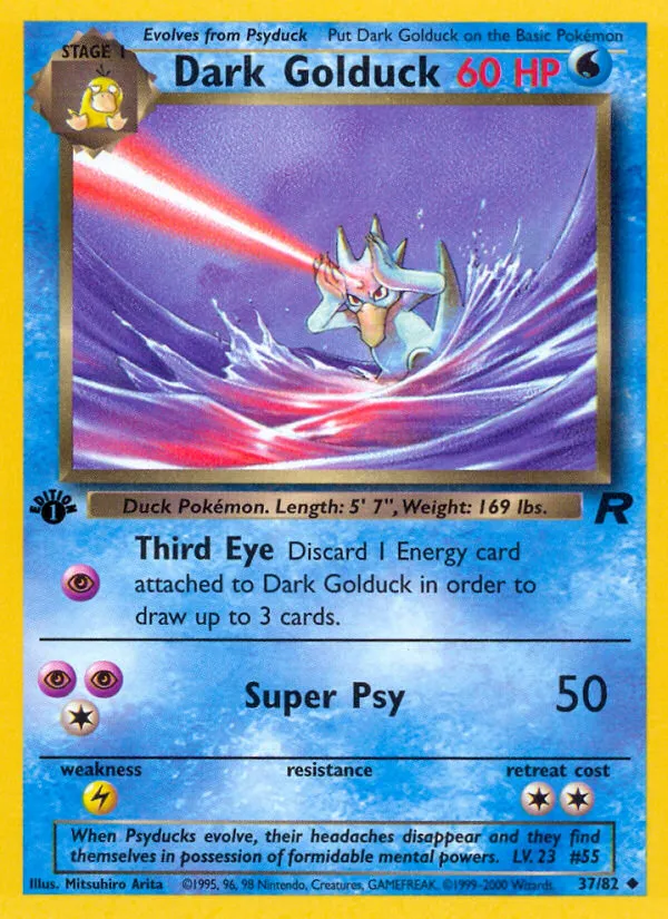 Dark Golduck — Team Rocket — Pokémon