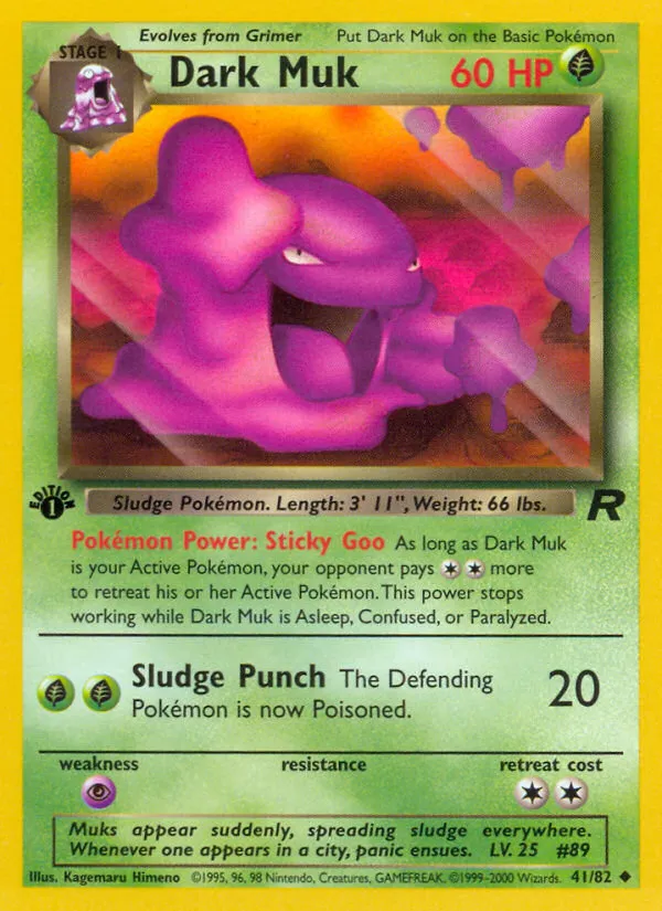 Dark Muk — Team Rocket — Pokémon