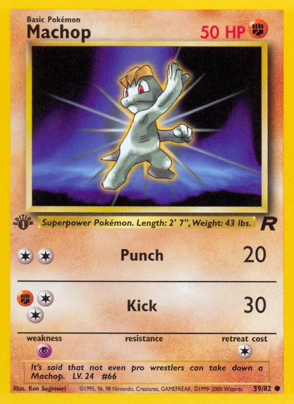 Machop — Team Rocket — Pokémon