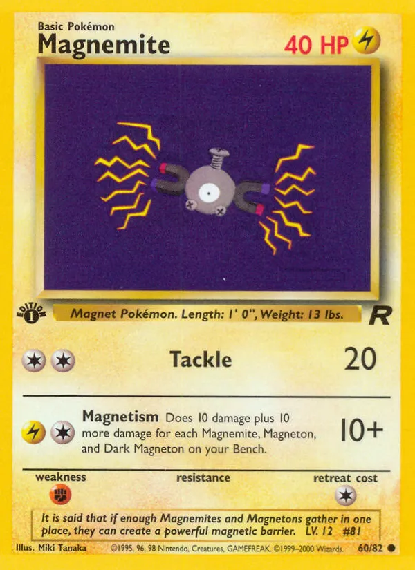 Magnemite — Team Rocket — Pokémon