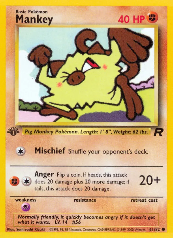 Férosinge — Team Rocket — Pokémon