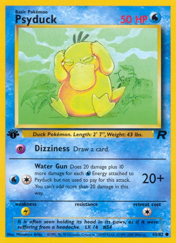 Psyduck from Team Rocket - Pokemon