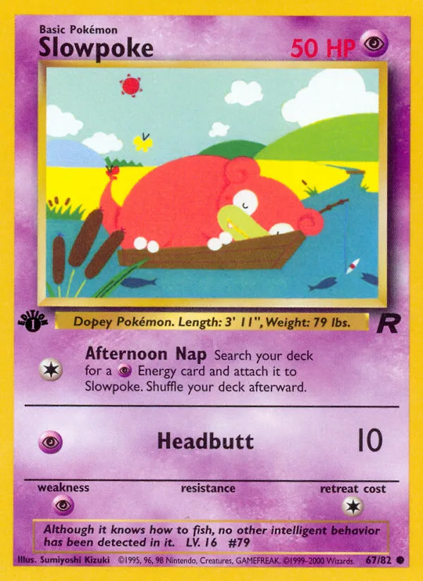 Slowpoke — Team Rocket — Pokémon