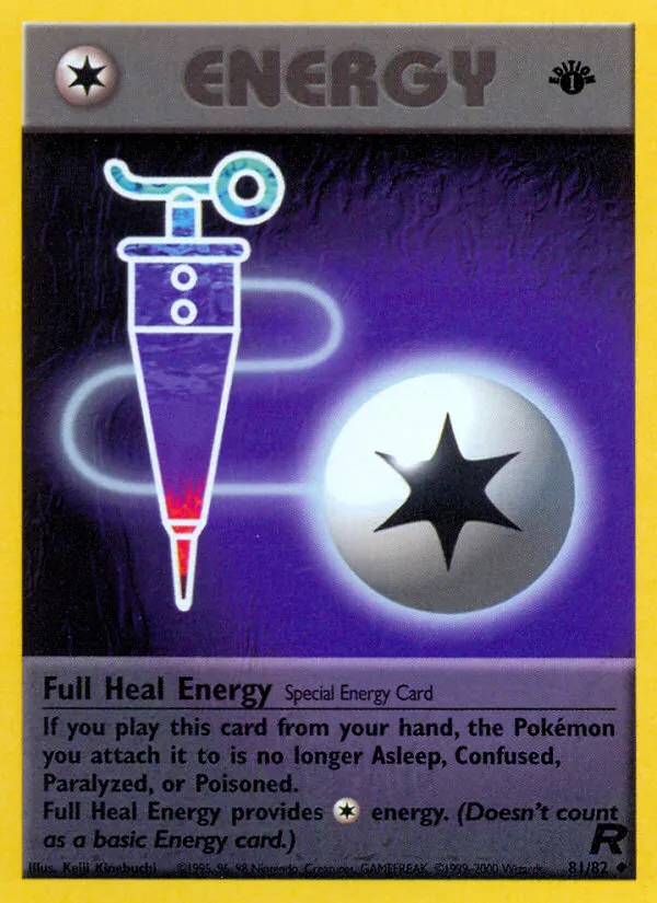 Full Heal Energy — Team Rocket — Pokémon