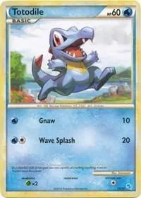 Totodile — HGSS Trainer Kit: Gyarados & Raichu — Pokemon