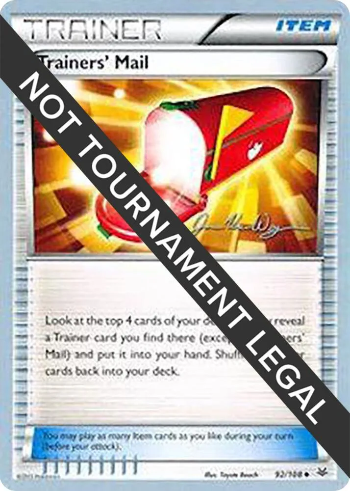 Trainers' Mail — World Championship Decks — Pokemon