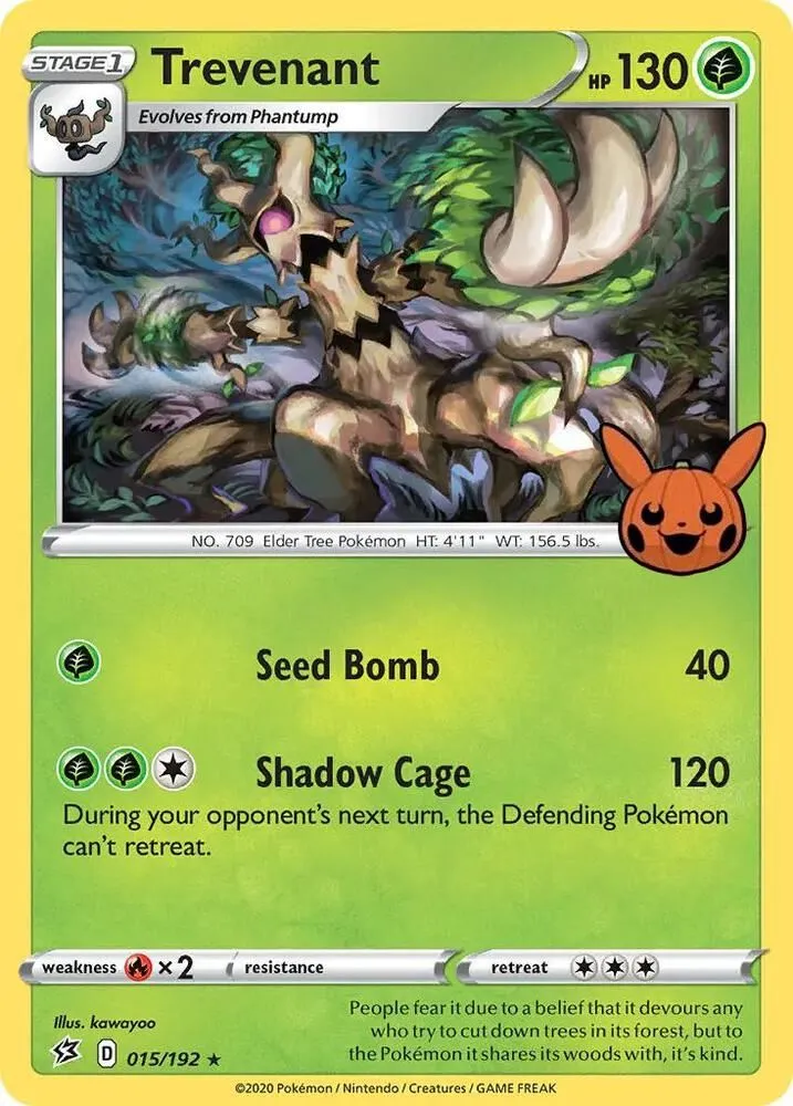 Trevenant — Trick or Trade BOOster Bundle — Pokémon