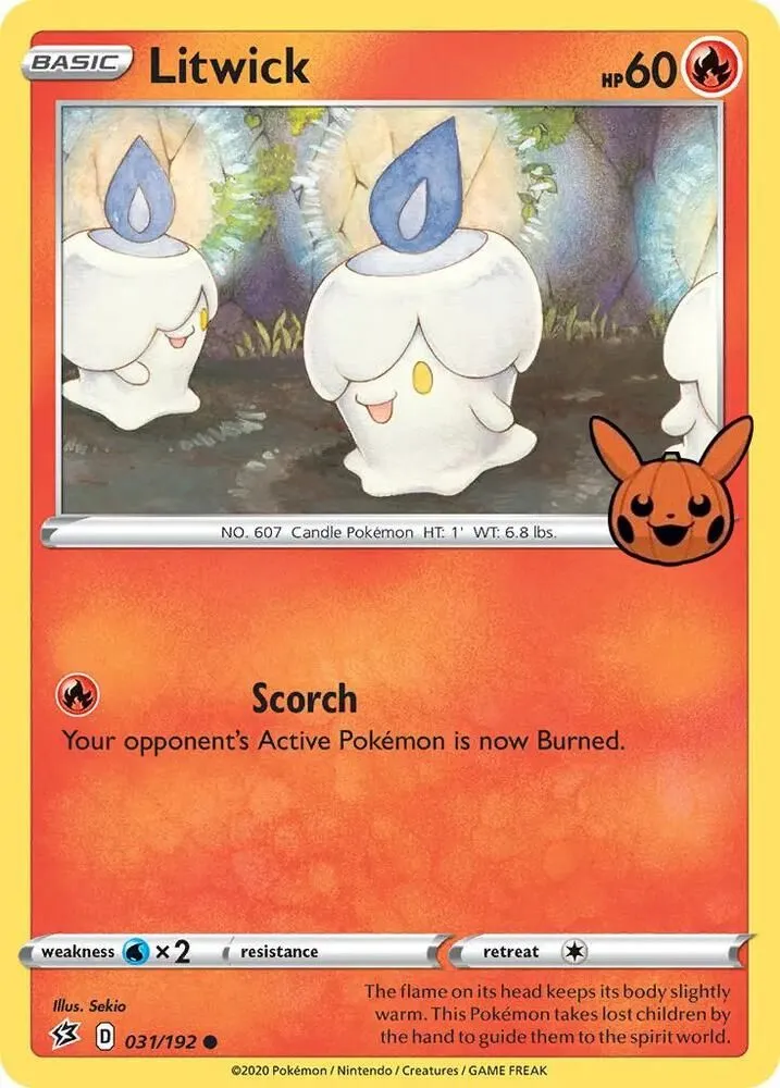 Litwick — Trick or Trade BOOster Bundle — Pokémon