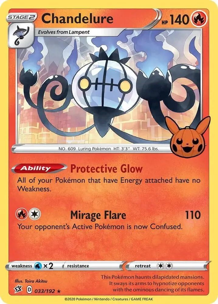 Chandelure — Trick or Trade BOOster Bundle — Pokemon