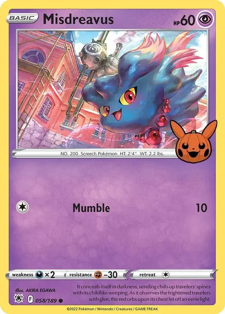 Misdreavus — Trick or Trade BOOster Bundle — Pokémon