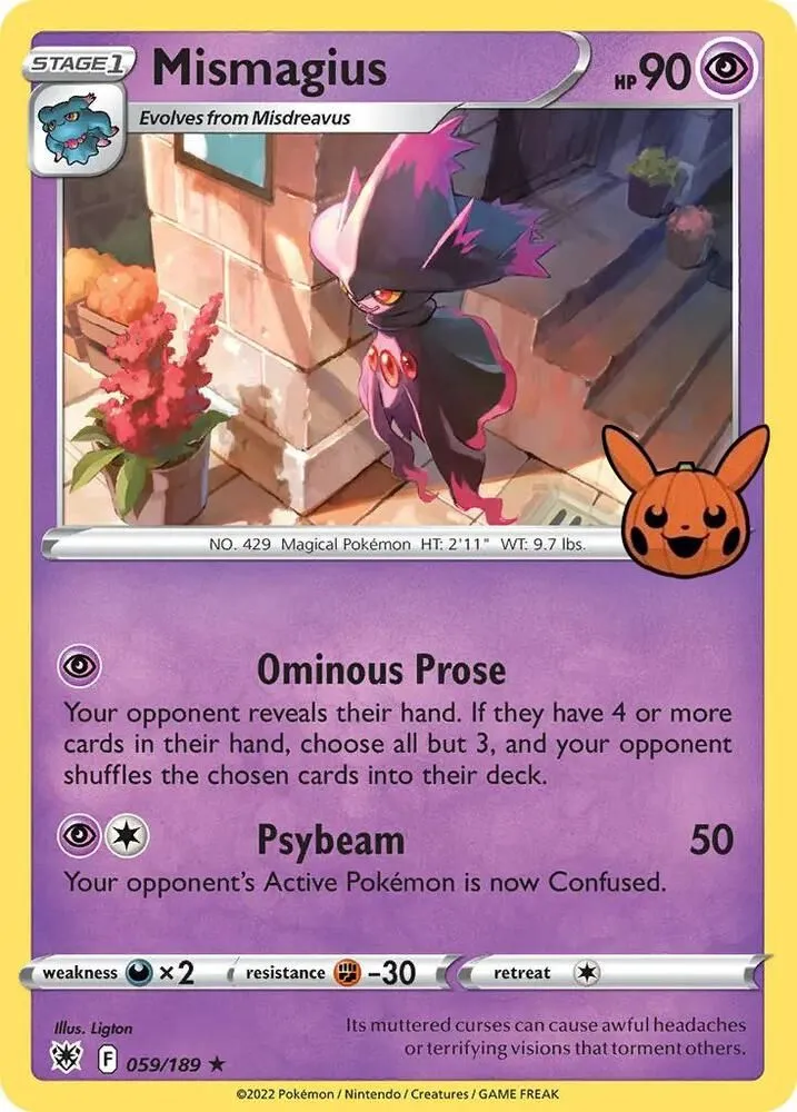 Mismagius — Trick or Trade BOOster Bundle — Pokémon
