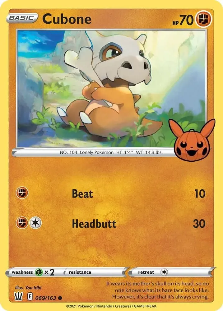 Cubone — Trick or Trade BOOster Bundle — Pokemon