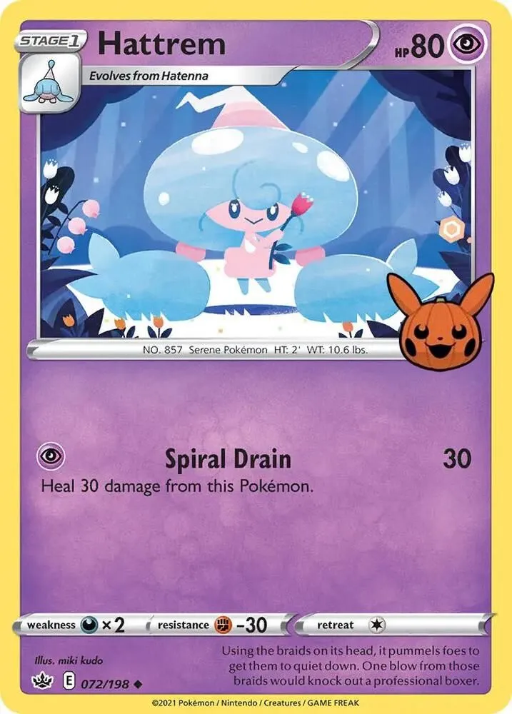 Hattrem — Trick or Trade BOOster Bundle — Pokémon