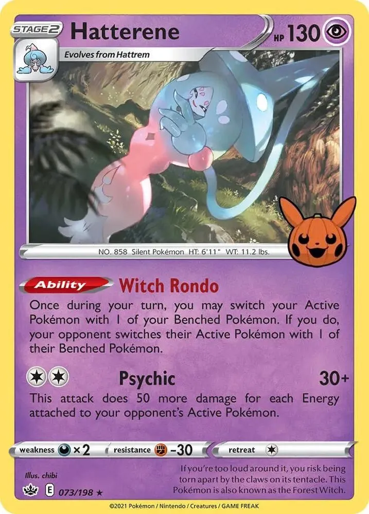Hatterene — Trick or Trade BOOster Bundle — Pokémon