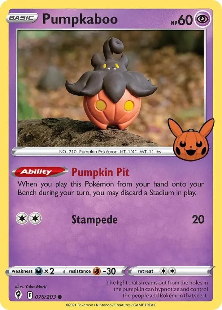 Pumpkaboo — Trick or Trade BOOster Bundle — Pokémon