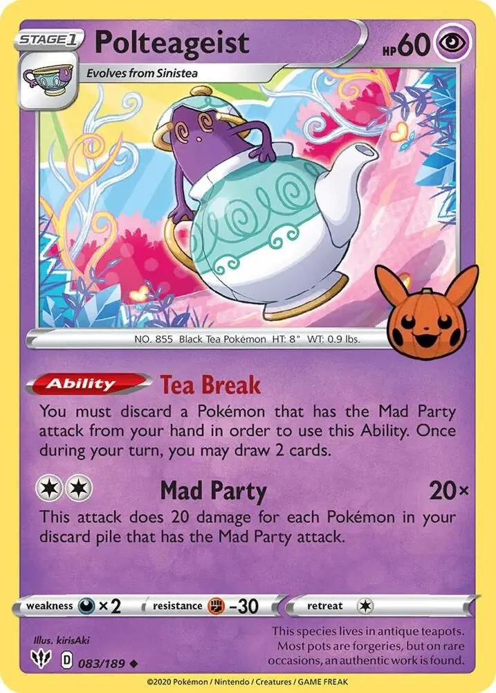 Polteageist — Trick or Trade BOOster Bundle — Pokémon