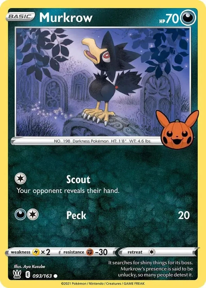 Murkrow — Trick or Trade BOOster Bundle — Pokémon