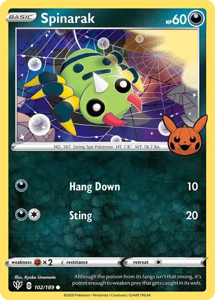 Spinarak — Trick or Trade BOOster Bundle — Pokémon