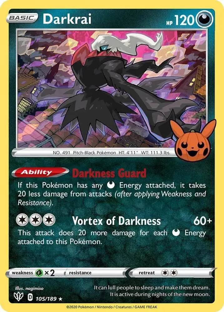Darkrai — Trick or Trade BOOster Bundle — Pokémon