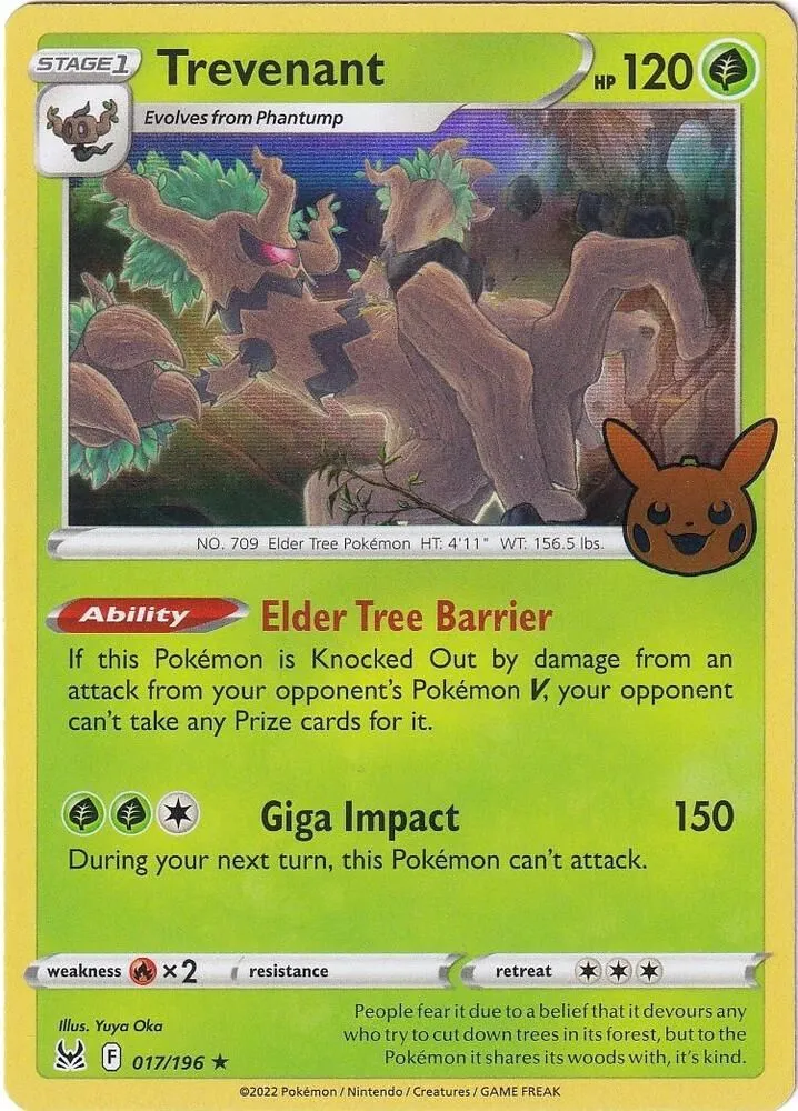 Trevenant — Trick or Trade BOOster Bundle 2023 — Pokémon