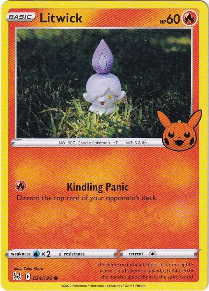 Litwick — Trick or Trade BOOster Bundle 2023 — Pokémon