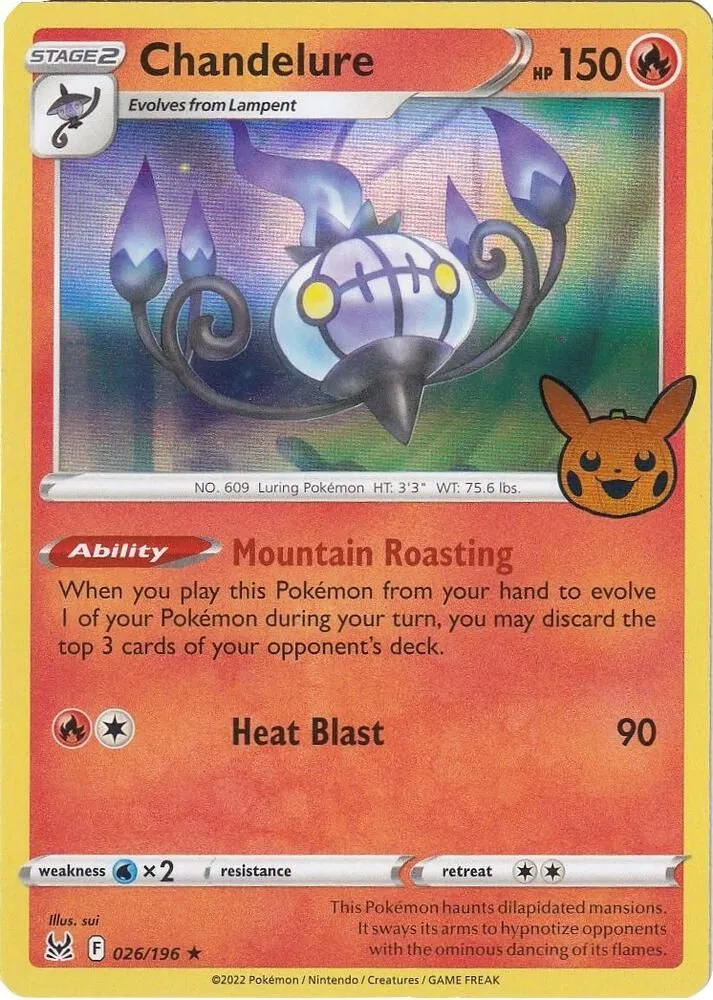Chandelure — Trick or Trade BOOster Bundle 2023 — Pokémon