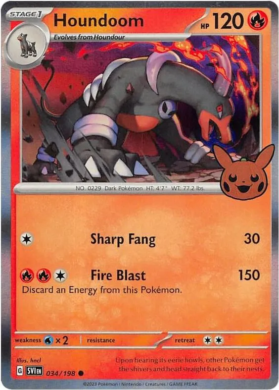 Houndoom — Trick or Trade BOOster Bundle 2023 — Pokémon