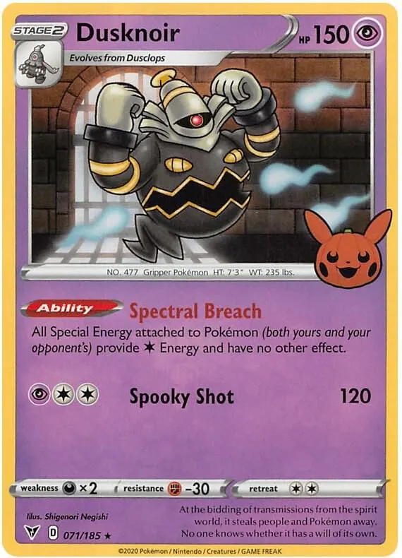 Dusknoir — Trick or Trade BOOster Bundle 2023 — Pokémon