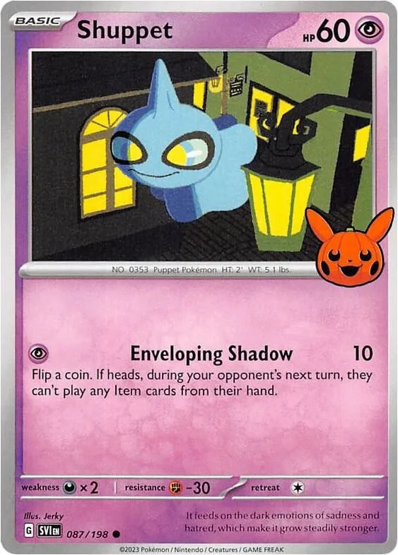 Shuppet from Trick or Trade BOOster Bundle 2023 - Pokemon