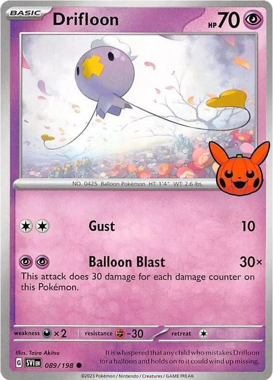 Drifloon — Trick or Trade BOOster Bundle 2023 — Pokémon