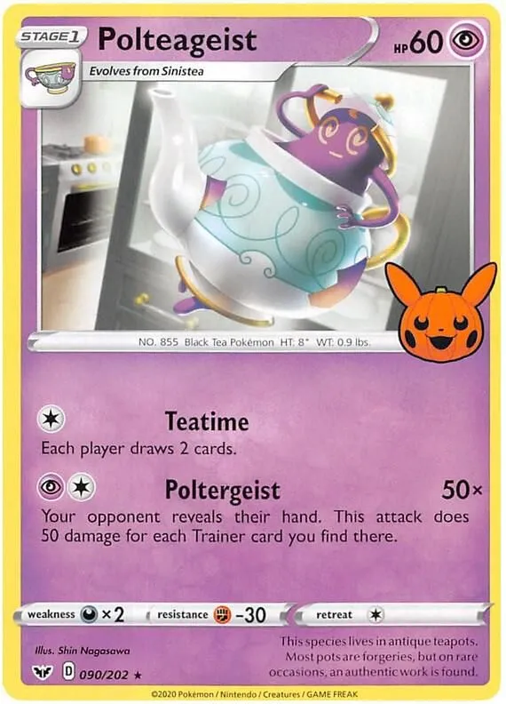 Polteageist — Trick or Trade BOOster Bundle 2023 — Pokémon