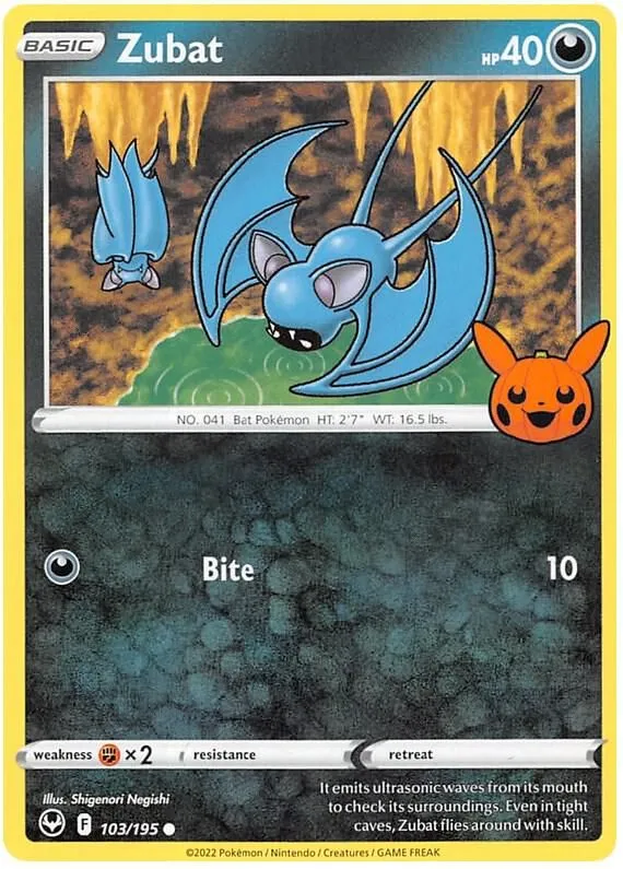 Zubat — Trick or Trade BOOster Bundle 2023 — Pokémon