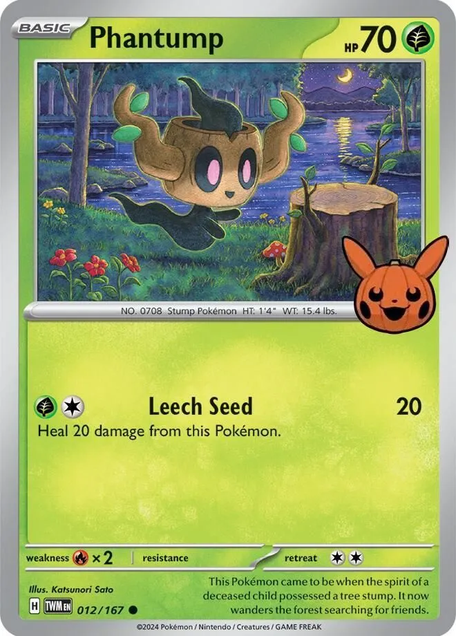 Phantump — Trick or Trade BOOster Bundle 2024 — Pokémon