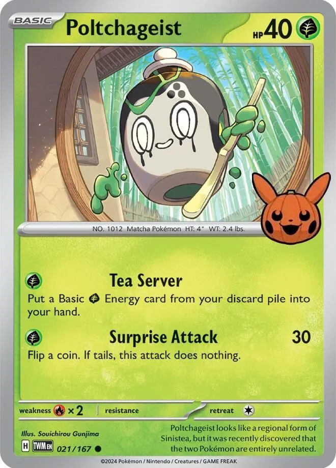 Poltchageist — Trick or Trade BOOster Bundle 2024 — Pokémon