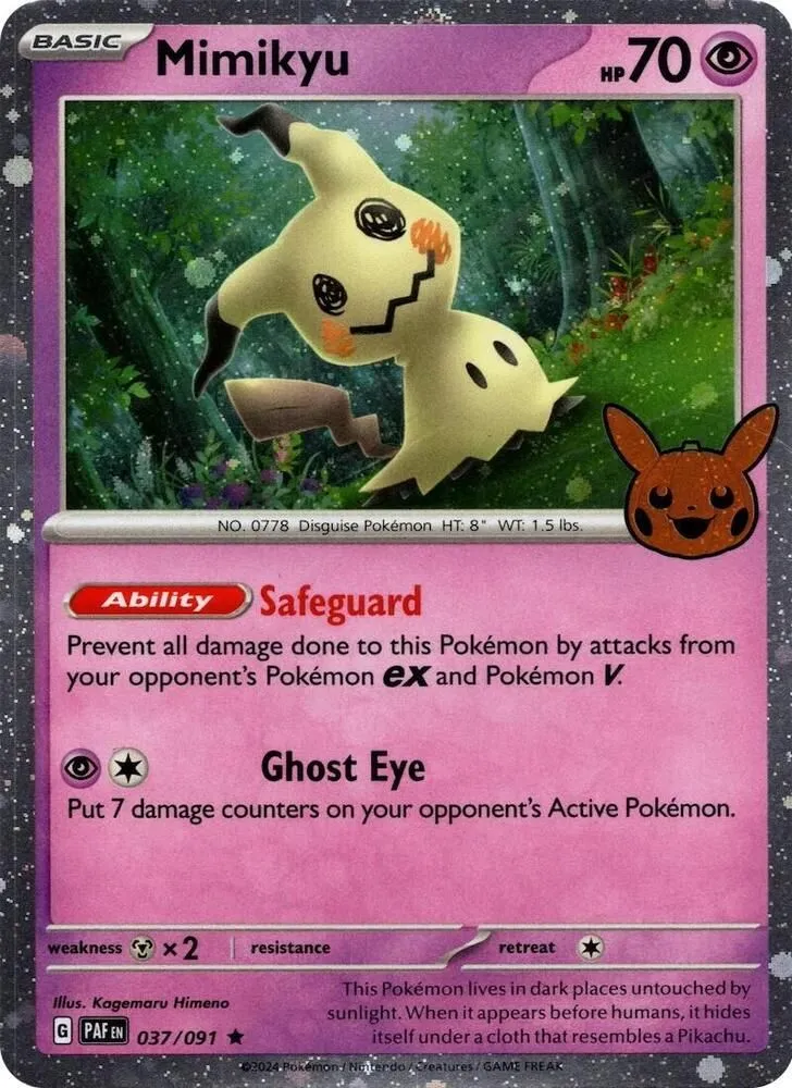 Mimikyu — Trick or Trade BOOster Bundle 2024 — Pokémon