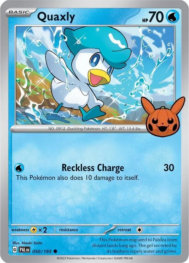 Quaxly — Trick or Trade BOOster Bundle 2024 — Pokémon