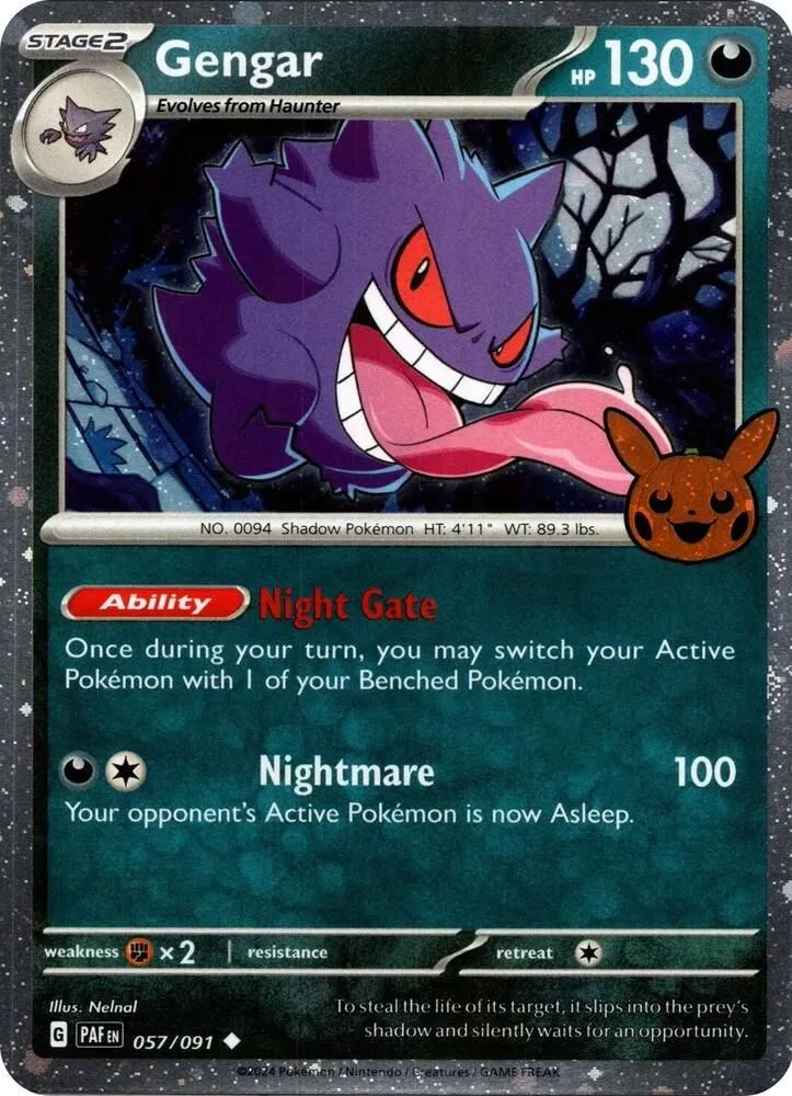 Gengar — Trick or Trade BOOster Bundle 2024 — Pokemon