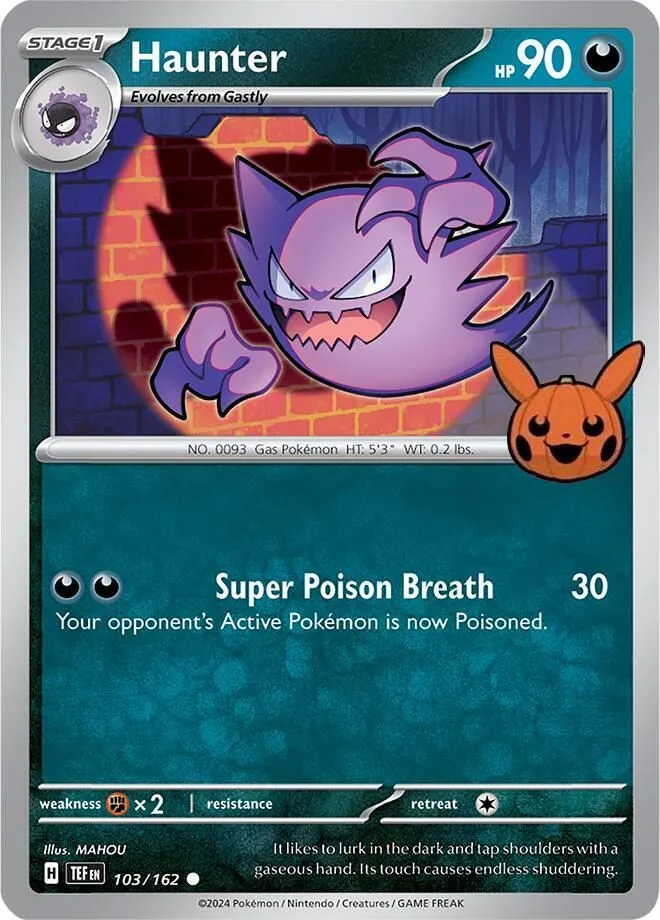 Haunter — Trick or Trade BOOster Bundle 2024 — Pokémon
