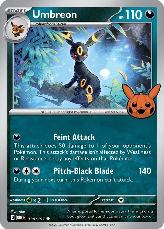 Umbreon — Trick or Trade BOOster Bundle 2024 — Pokémon