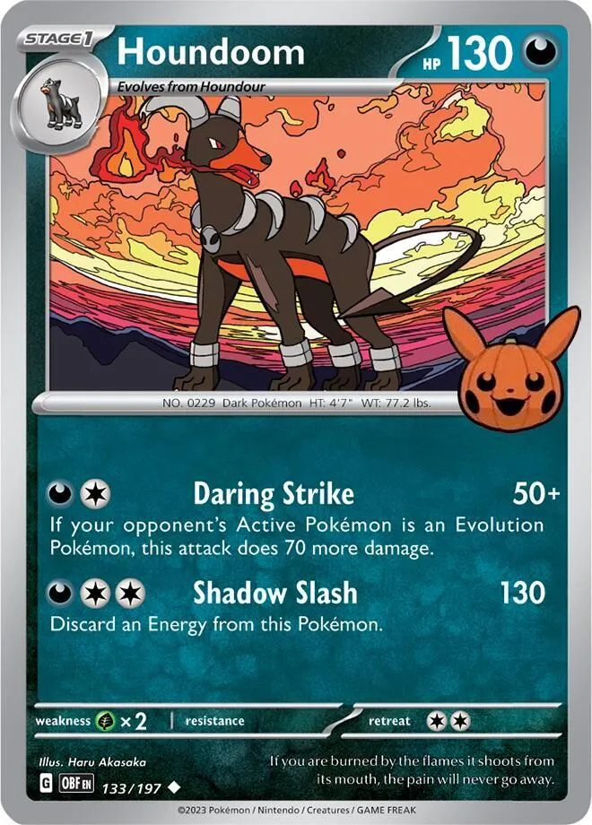 Houndoom — Trick or Trade BOOster Bundle 2024 — Pokémon