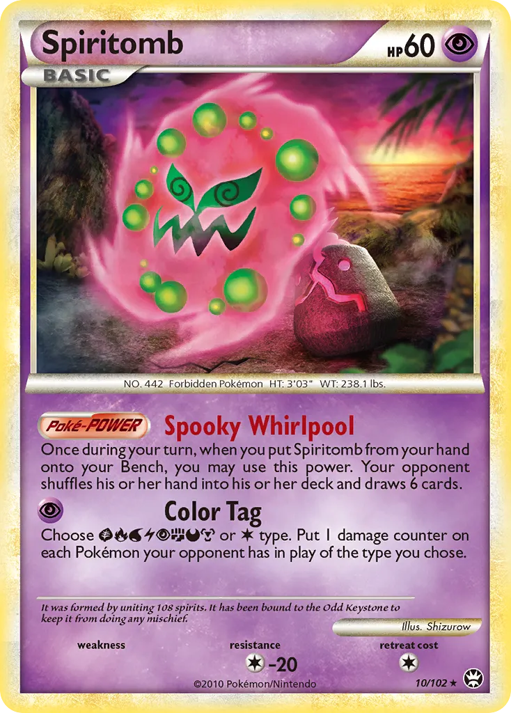 Spiritomb from Triumphant - Pokemon