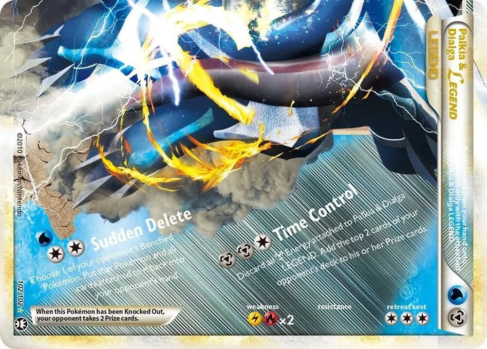 Palkia & Dialga LÉGENDE — Triumphant — Pokemon