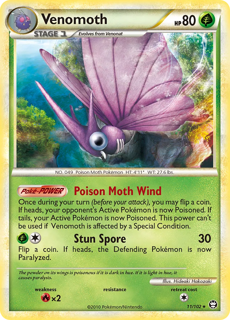 Venomoth — Triumphant — Pokemon
