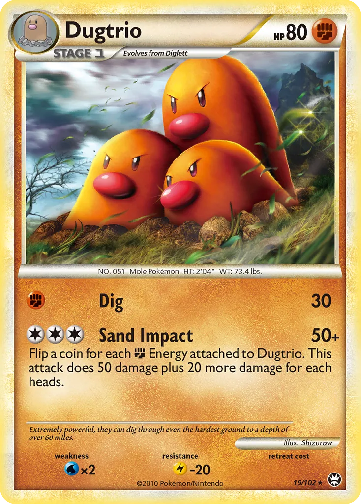 Dugtrio — Triumphant — Pokemon