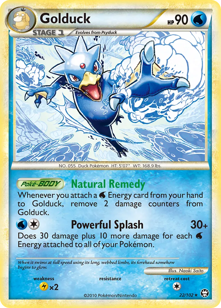 Golduck — Triumphant — Pokemon
